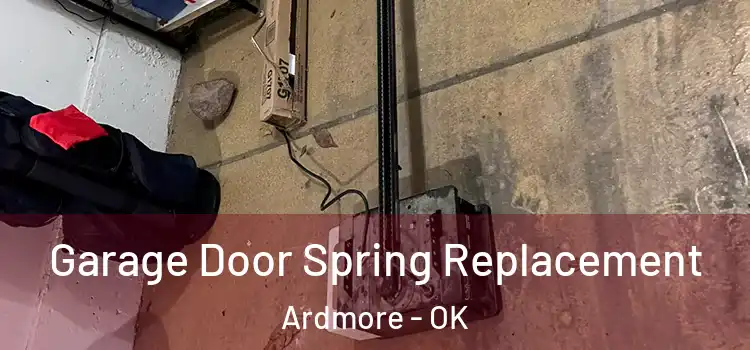  Garage Door Spring Replacement Ardmore - OK