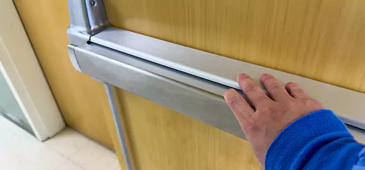 Installing a Push Bar on a Door Ardmore